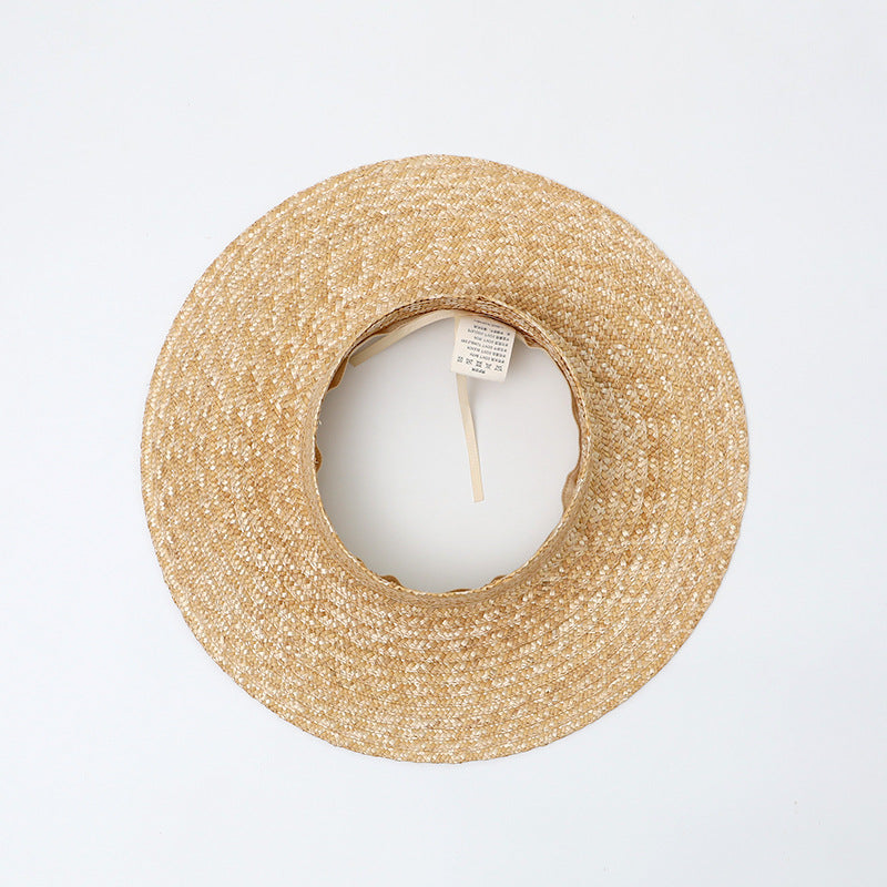 Raffia Crownless Visor Sun Hat