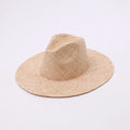 Natural Straw Fedora Hat
